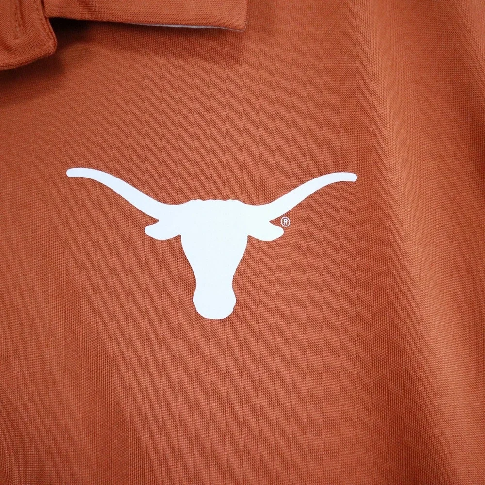 Texas Longhorns Polo Shirt Mens‎ XL Nike Dri-Fit Performance Golf Short Sleeve